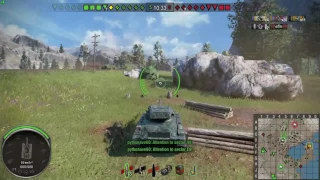 AMX Chaffee - 2.5k Base XP - 3.5k Damage - Mastery Gameplay - World of Tanks Console