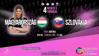 4 Nemzet Torna Érd: Magyarország - Szlovákia Junior válogatott kézilabda mérkőzés