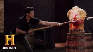 Forged in Fire: The Zande Spears Tested (Season 5, Episode 8) | History