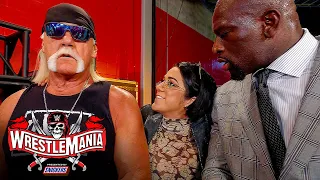 Bayley runs into nWo and Titus O’Neil backstage: WrestleMania 37 – Night 1 (WWE Network Exclusive)