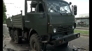 В Киевском районе Донецка уничтожили два КамАЗа с боевиками батальона "Восток"