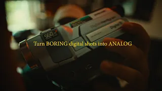 Turn BORING digital shots into ANALOG