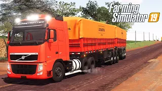 COMPRAMOS UM BITREM PARA O VOLVO FH 12 | Farming Simulator 19 | Fazenda Porto Barrinha - SP 43