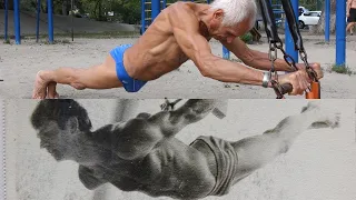 Old Man Prank or real 75 year old Street Workout Athlete?