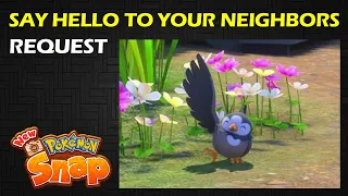 Say Hello to Your Neighbors: Starly 4 Star Pose Request | New Pokemon Snap Guide & Walkthrough