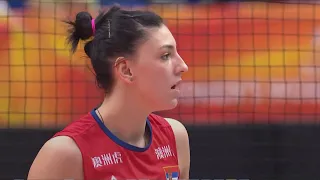 Tijana Boskovic | 2018.10.20 FIVB World Championship Final | Serbia vs Italy (24-13)