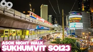 Asok walk at Night time / Sukhumvit soi23