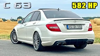 Mercedes C63 AMG *CRAZY TUNE* // REVIEW on Autobahn