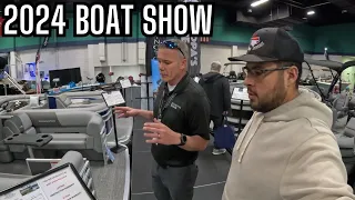 DON'T MISS NEW 2024 PONTOONS and TRITOONS NC BOAT SHOW