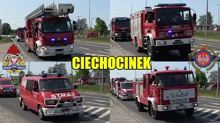 Zlot Samochodów Strażackich w Ciechocinku 2023 - Alarmowo 63 wozy z OSP i PSP w paradzie!