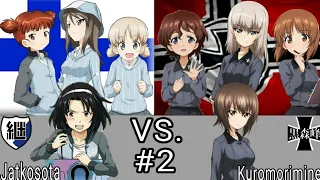 Girls Und Panzer Jatkosota vs Kuromorimine #2  Keizoku High School a Llegado.