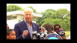 Joe Biden Lets Kids Touch his Hairy Legs and Loves Kids Jumping on his Lap