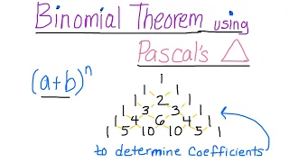 Binomial Theorem Using Pascal’s Triangle