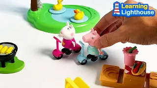 Peppa Pig having a Picnic