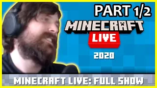 Forsen Reacts To Minecraft Live 2020: Full Show (Part 1/2)
