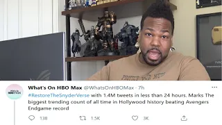 #RestoretheSnyderVerse Breaks The Avengers Endgame Twitter Trending Record?!