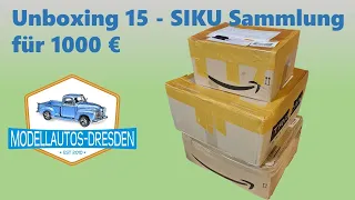 Modellauto Unboxing Video No.15 SIKU Sammlung für 1000 EURO!