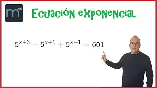 Ecuaciones exponenciales, sumas y restas de potencias