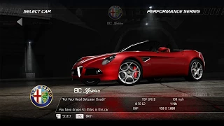 NFS Hot Pursuit | Alfa Romeo 8C  [HD1080p 60FPS]