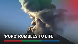 Massive column of smoke erupts from Popocatepetl volcano | ABS-CBN News