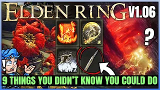 9 New Secrets You Didn't Know About in Elden Ring - New Weapon & Broken Level Skip - Tips & More!