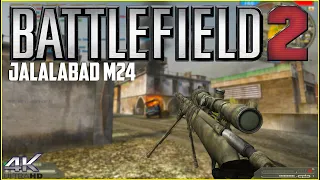 Battlefield 2 Road To Jalalabad M24 Gameplay | 4K