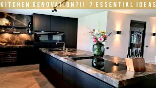 What are the important elements of kitchen renovation| 7 Essential Ideas|Modern Kitchen Design 2024