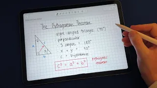 Relax and Learn Pythagoras' Theorem | ASMR Maths