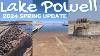 Spring 2024 Lake Powell Update: Water Levels at Boat Launch Ramp Locations, South Lake Powell