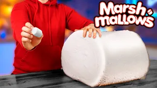 Giant Marshmallow | How to Make The World’s Largest DIY Marshmallow by VANZAI COOKING