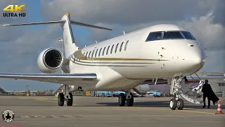 4K Global 7500 arrival close ups | N777KQ  - Nevada Restaurant Services