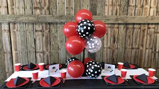 DIY Dollar Tree Party Ideas + Balloon Centerpiece Tutorial