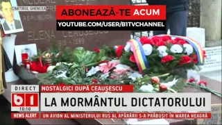 NOSTALGICI DUPA CEAUSESCU, LA MORMANTUL DICTATORULUI