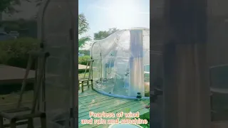 Dome Tent - Clear Dome House | Polycarbonate Clear Dome | Transparent Glamping Dome