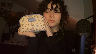 ASMR - ★ my ten product makeup bag ★