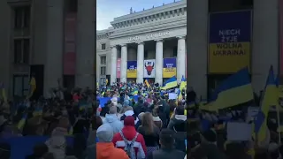 Митинг в поддержку Украины, Варшава (Польша) | 🇺🇦 29.03.2022