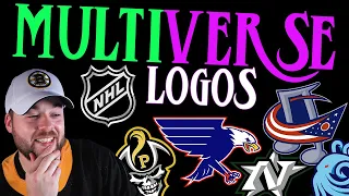 Reacting to NHL 'MULTIVERSE' Logos!