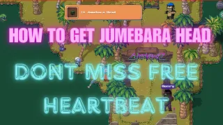 PIXELS : How To get JUMEBARA HEAD || Dont MISS  FREE HEARTBEAT , Orange Gumpkin & CANDY everyday