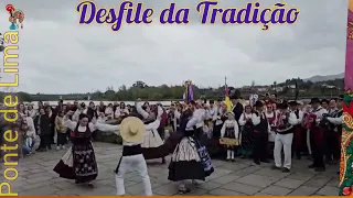 Desfile da Tradição Popular 👍Ponte de Lima 🎉Folclore Limiano 🪗Tradições de Portugal