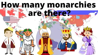 How many countries have king and queen?