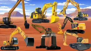 JENIS JENIS ALAT BERAT EXCAVATOR | Hydraulic Shovel, Straddle Carrier, Amphibi Excavator, Long Reach