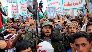 Thousands protest in Yemen's capital against Israeli bombardment of Gaza