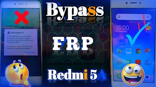 Redmi 5A Gmail Account Bypass | Redmi 5a frp Bypass MIUI 11 | 2024 💯 % Working...