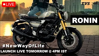 New TVS Ronin. Zeppelin Launch Live @ July 6, 4PM IST | Stay Tuned #NewWayOfLife Auto Comparo