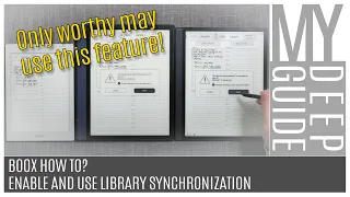 Boox How To: Setup and Use Library Synchronization