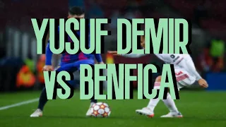 YUSUF DEMIR vs BENFICA | CHAMPIONS 21/22 (FASE DE GRUPOS) | BARCELONA vs BENFICA (0-0)