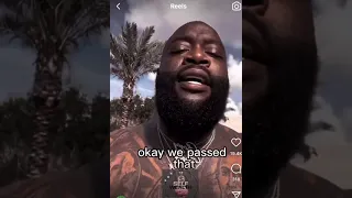 Rick Ross on a live video