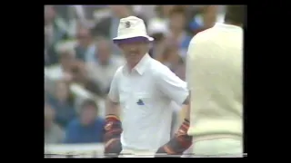 ENGLAND v NEW ZEALAND 1st TEST MATCH DAY 2 LORD'S JULY 25 1986 BOB TAYLOR BRUCE FRENCH MARTIN CROWE
