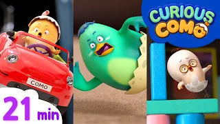 Curious Como | Remote Control + More 21min | Cartoon video for kids | Como Kids TV