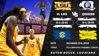 No. 1 LSU vs Queens | NCAA Women's Basketball | 11.9.23